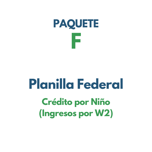 Planilla Federal - Crédito por Niño